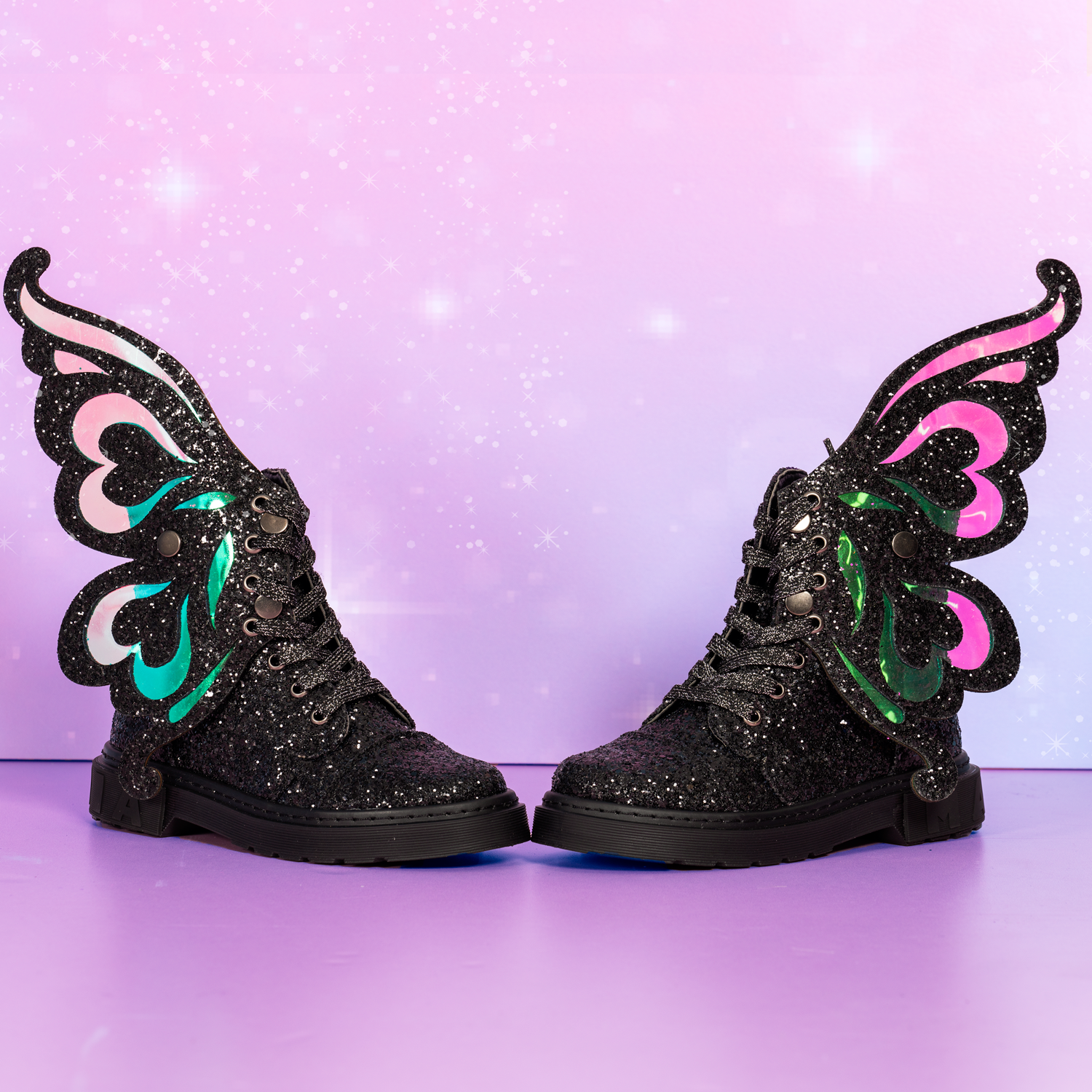 SAPATOS DE FADA BRILHANTE - PRETO