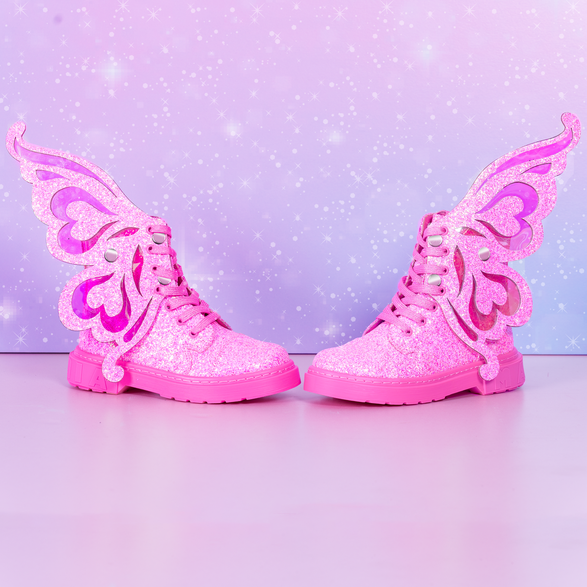 SAPATOS DE FADA BRILHANTE - ROSA